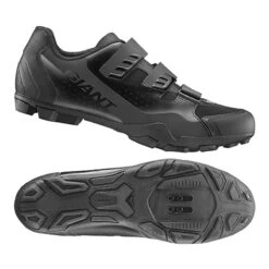Giant Flux V2 Off-Road Cycling Shoes - 42, Black